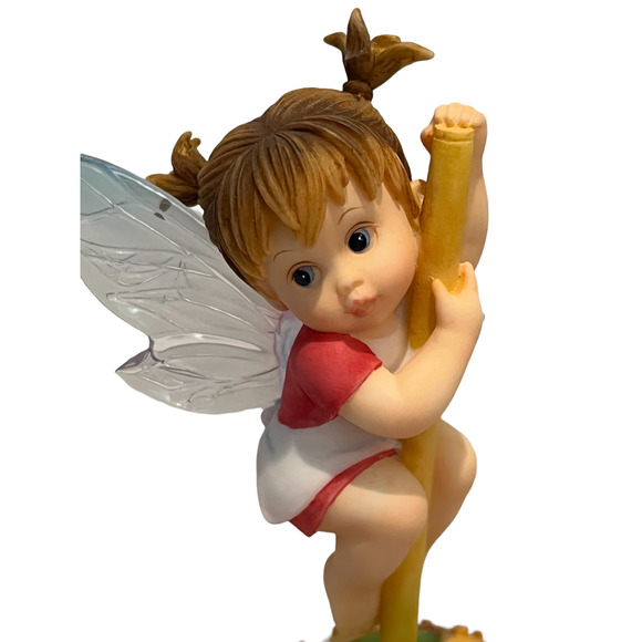 My Little Kitchen Fairies Caramel Apple Fairie Nuts Stick Fairy Girl 6" Figurine - Picture 2 of 7